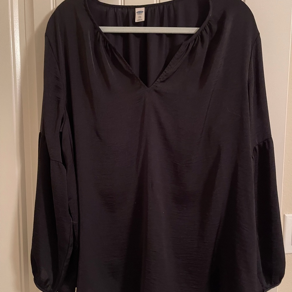 Old Navy Black Long Sleeve Top